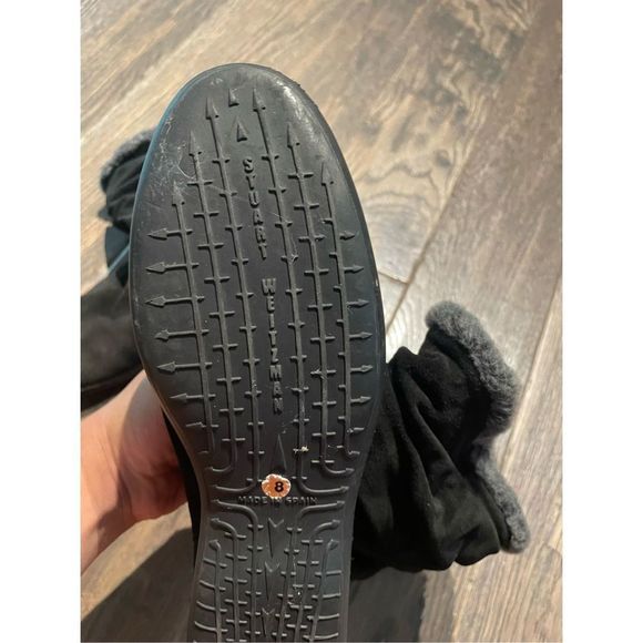 Stuart Weitzman Flat Suede Flat Boots - Picture 5 of 6
